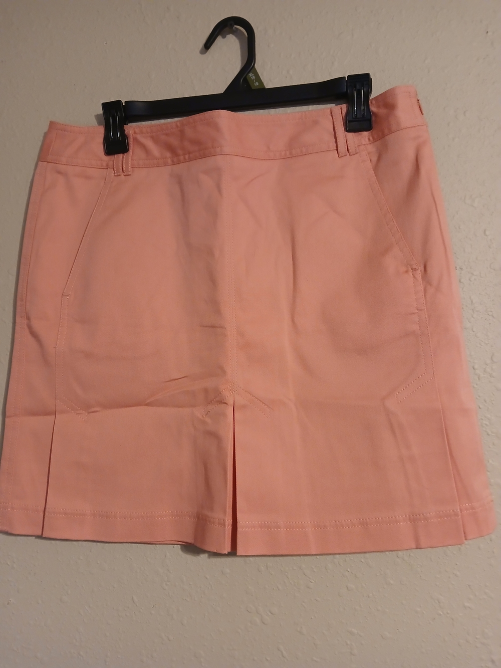 LOFT Peach A-Line Skirt with Front Pleat